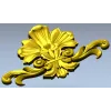 Декоративный картуш с акантовыми листьями - 3D модель STL для ЧПУ