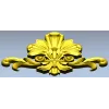 Декоративный картуш с акантовыми листьями - 3D модель STL для ЧПУ