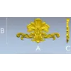 Декоративный картуш с акантовыми листьями - 3D модель STL для ЧПУ