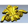Акантовый декоративный картуш - 3D модель STL для ЧПУ