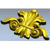 Акантовый декоративный картуш - 3D модель STL для ЧПУ