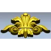 Акантовый декоративный картуш - 3D модель STL для ЧПУ
