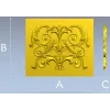 Baroque Acanthus Relief Panel STL for CNC