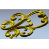 Acanthus Scroll Decorative STL for CNC Milling