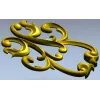 Acanthus Scroll Decorative STL for CNC Milling