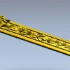 3D модель декоративной ленты "Розанна" - STL для ЧПУ