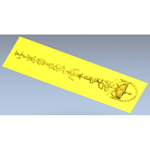 Mariner's Garland - decorative STL 3D model for CNC carving