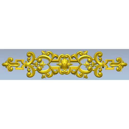 Baroque Acanthus Cartouche (STL)