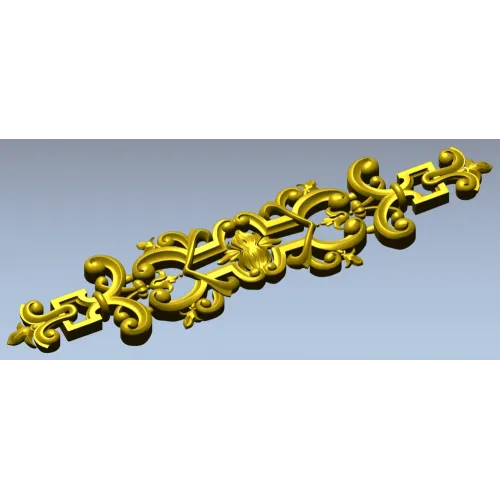Baroque Acanthus Cartouche (STL)