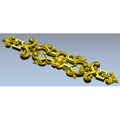 Baroque Acanthus Cartouche (STL)