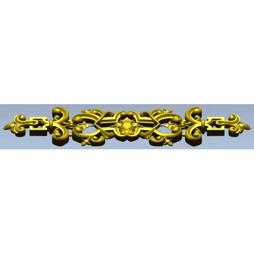 Baroque Acanthus Cartouche (STL)