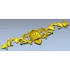 Декоративный картуш с раковиной - STL для ЧПУ