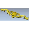 Декоративный картуш с раковиной - STL для ЧПУ
