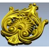 Рокайльный картуш с раковиной - stl модель для ЧПУ