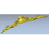 Декоративный картуш "Аделина" - 3D модель STL для ЧПУ