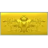 Heraldic Floral Cartouche - STL 3D model for CNC panel