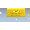 Heraldic Floral Cartouche - STL 3D model for CNC panel