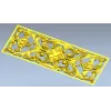 Baroque Acanthus Rectangular Panel - STL for CNC