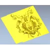 Классический орнаментальный картуш - 3D модель STL для ЧПУ