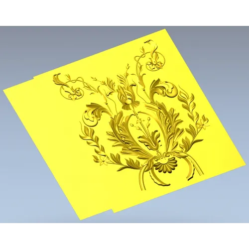Классический орнаментальный картуш - 3D модель STL для ЧПУ