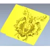 Классический орнаментальный картуш - 3D модель STL для ЧПУ