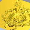 Классический орнаментальный картуш - 3D модель STL для ЧПУ