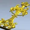 Навершие вензель с грифонами - 3D модель STL для ЧПУ