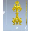 Навершие вензель с грифонами - 3D модель STL для ЧПУ