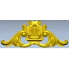 Картуш с пальметтой - stl модель для ЧПУ