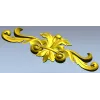 Ornamental Acanthus Applique STL for CNC