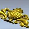 Classical Acanthus Urn Cartouche - STL 3D Model for CNC