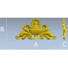 Classical Acanthus Urn Cartouche - STL 3D Model for CNC