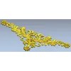 Regal Acanthus Corner - 3D STL model for CNC carving