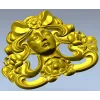 Ар-нуво флоральная маска - 3D модель STL для ЧПУ
