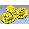 Декоративный картуш "Солнечный акант" - 3D модель STL для ЧПУ
