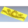 Regal Medallion Floral Cartouche - STL 3D model for CNC milling