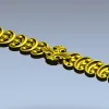 Baroque C-Scroll Border - STL 3D model for CNC