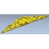 Картуш с раковиной - декоративная 3D модель STL для ЧПУ