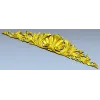 Картуш с раковиной - декоративная 3D модель STL для ЧПУ