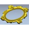 Ornate Oval Cartouche STL - Decorative Frame 3D Model for CNC