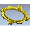 Ornate Oval Cartouche STL - Decorative Frame 3D Model for CNC