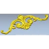 Акантовый картуш для ЧПУ - декоративная STL модель