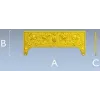 Акантовая фриз-накладка для ЧПУ - детализированная 3D модель STL