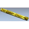 Багет-панель "Путто и тюльпаны" - 3D модель STL для ЧПУ