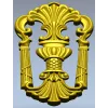Regal shell cartouche - detailed STL 3D model for CNC