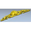 Декоративный картуш с раковиной - 3D модель STL для ЧПУ
