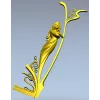 3D модель "Муза Ар-Нуво" - STL для ЧПУ фрезера