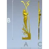 3D модель "Муза Ар-Нуво" - STL для ЧПУ фрезера