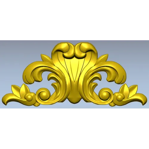 Рокайльная накладка для ЧПУ - 3D модель в формате STL