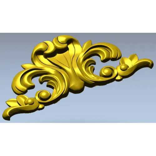 Рокайльная накладка для ЧПУ - 3D модель в формате STL